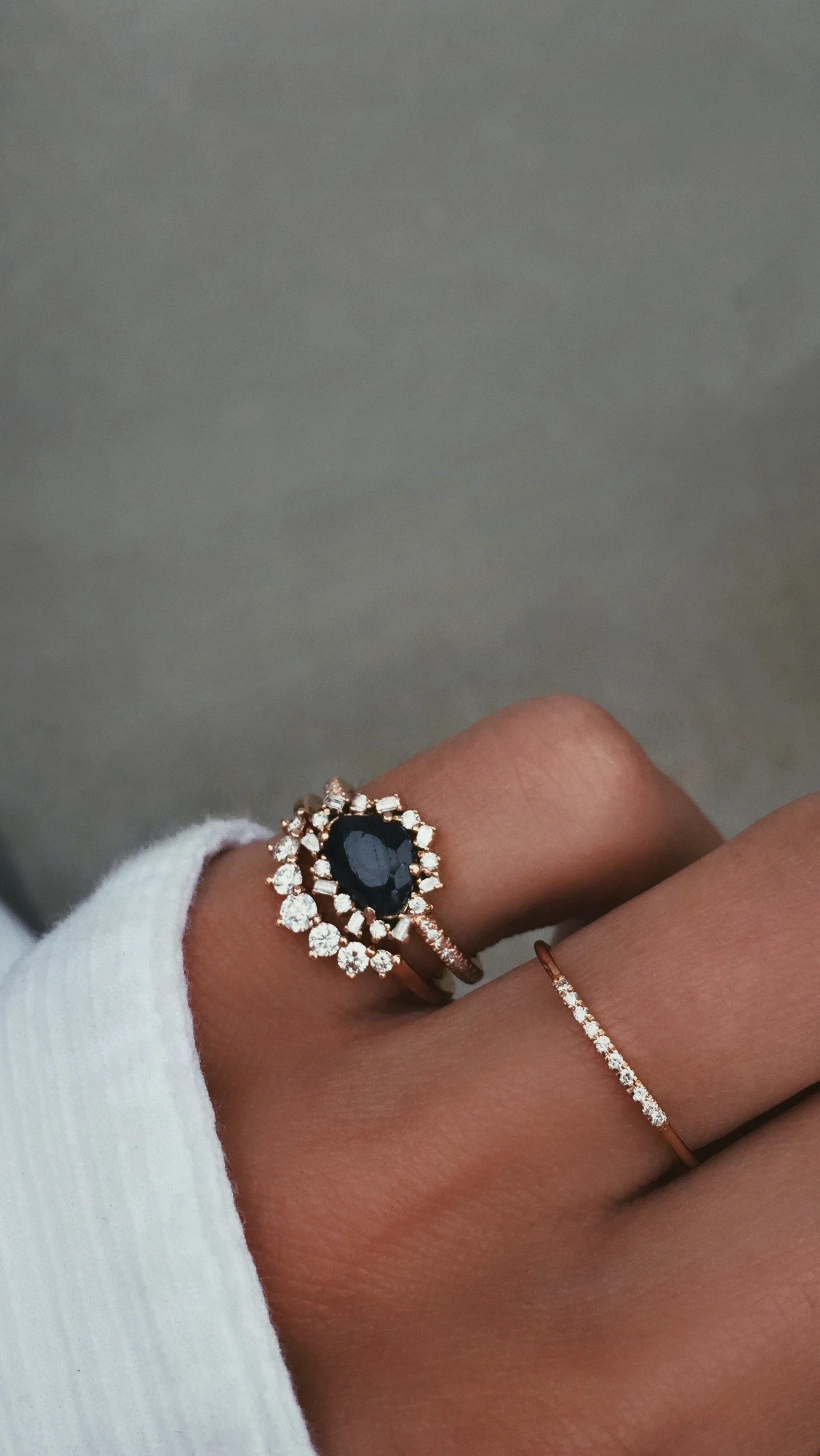 14kt gold diamond crown band - Image 6