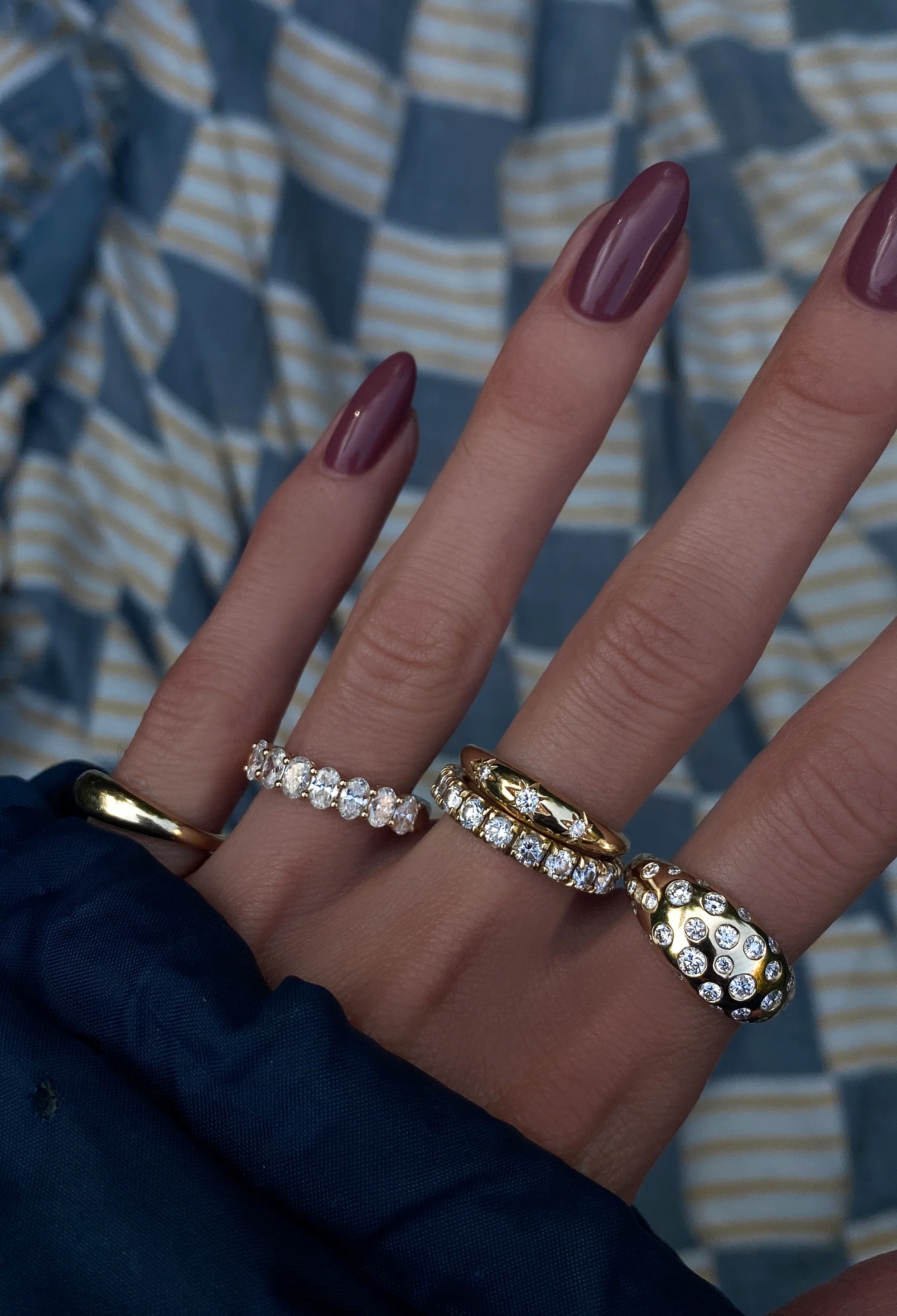 14kt gold dome ring - Image 4